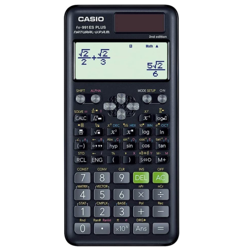 Calculatrice Scientifique CASIO FX-991ESPLUS-V2 - Noir