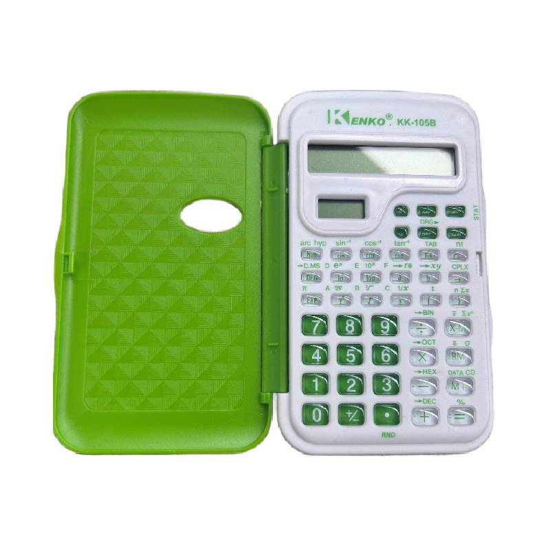 Calculatrice Scientifique KENKO KK-105B - verte