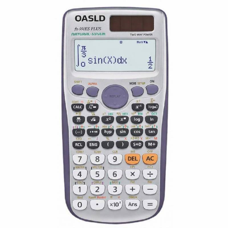 Calculatrice Scientifique OASLD FX-991ES PLUS - bleu