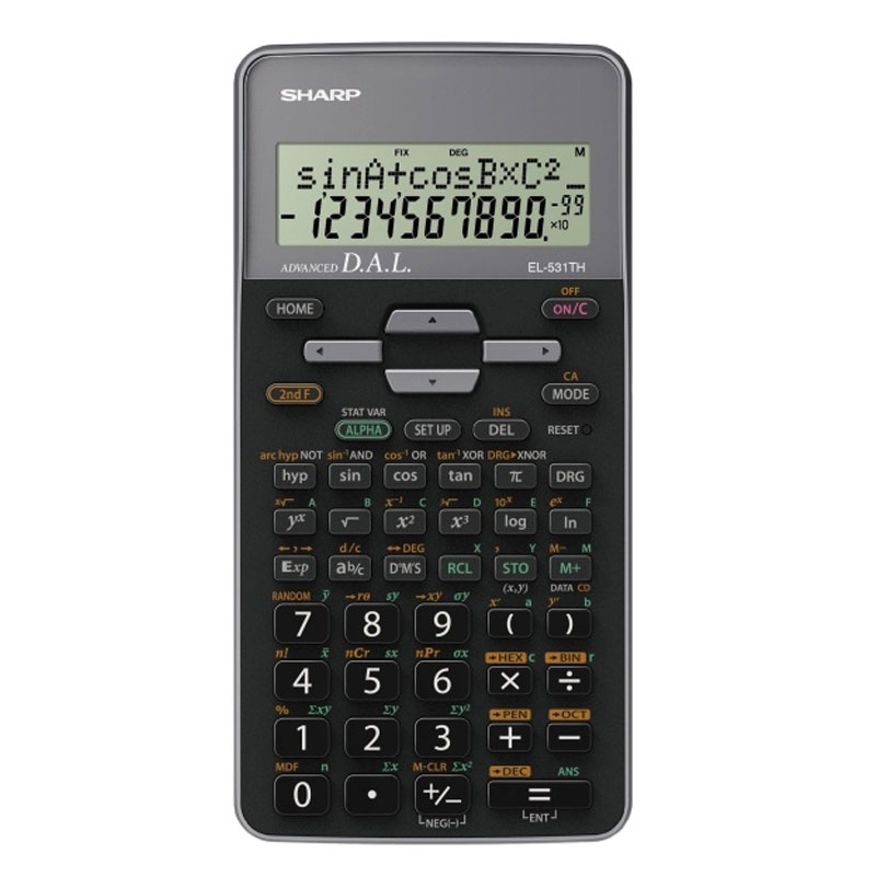 Calculatrice Scientifique SHARP EL-531THB - Gris
