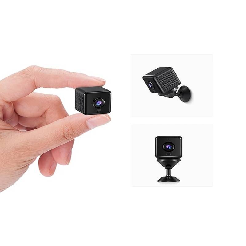 Caméra de Surveillance Mini-Cam Smart HD Wi-Fi - Noir