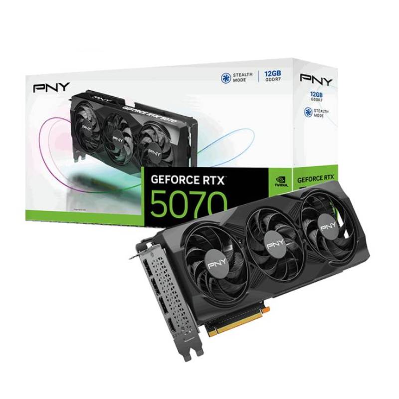 Carte Graphique PNY GeForce RTX 5070 12Go Triple Fan