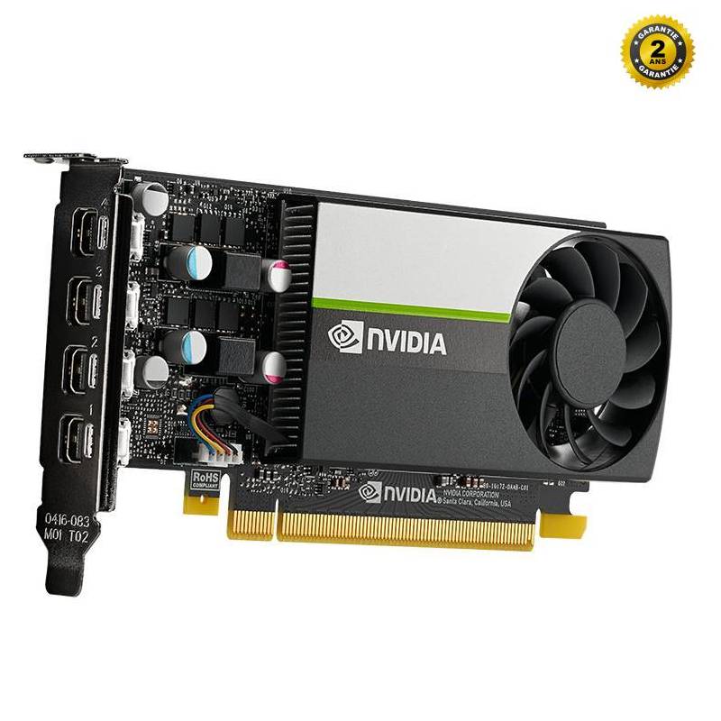 Carte Graphique Pro PNY NVIDIA T1000 4Go GDDR6