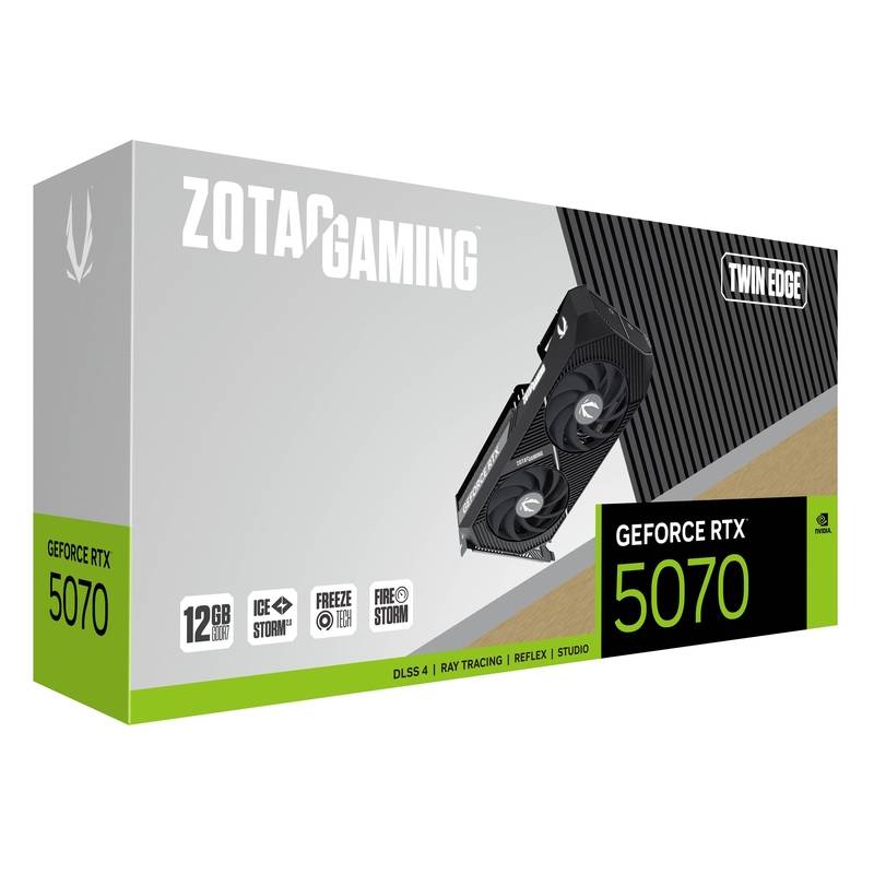 Carte Graphique ZOTAC GAMING RTX 5070 Twin Edge 12 Go GDDR7
