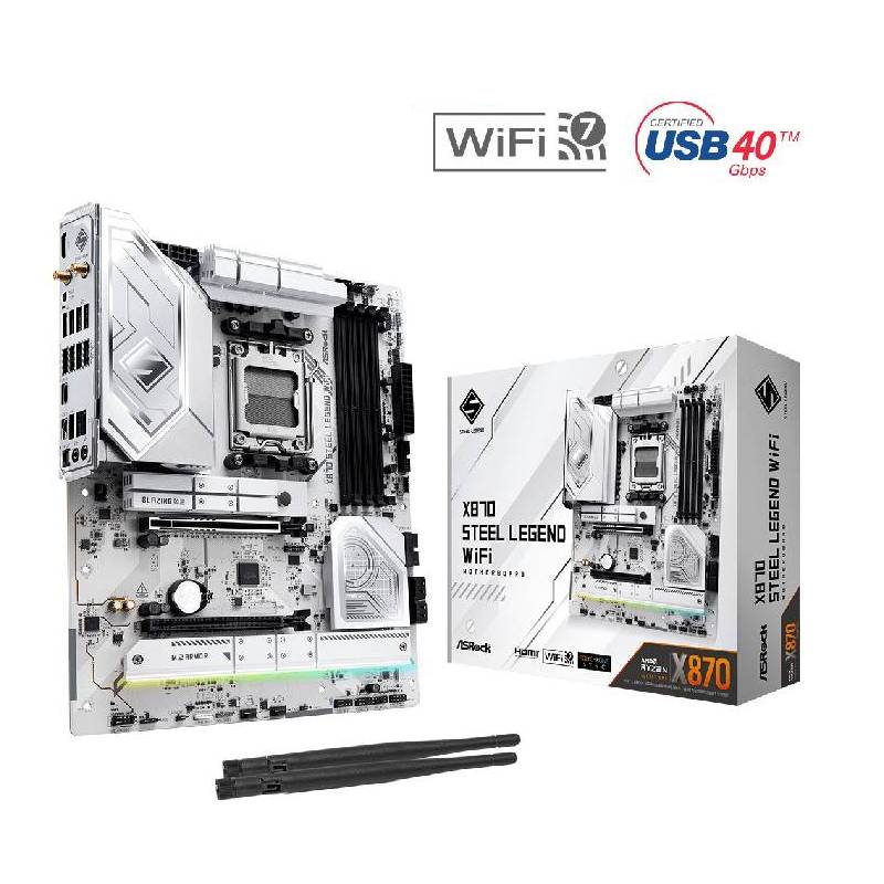 Carte Mère ASROCK X870 Steel Legend Wifi (90-MXBPJ0-A0UAYZ)