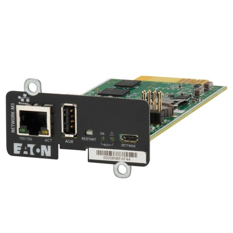 Carte réseau Gigabit Eaton mini-emplacement-3 pour onduleur