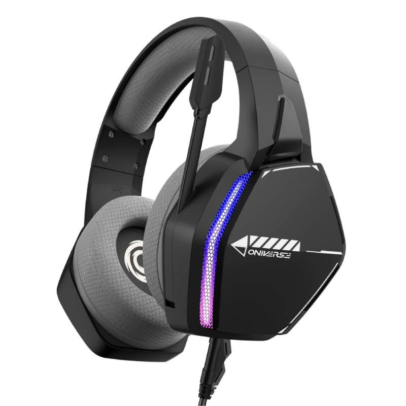 Casque Filaire Gaming ONIVERSE NEBULA LED - Noir