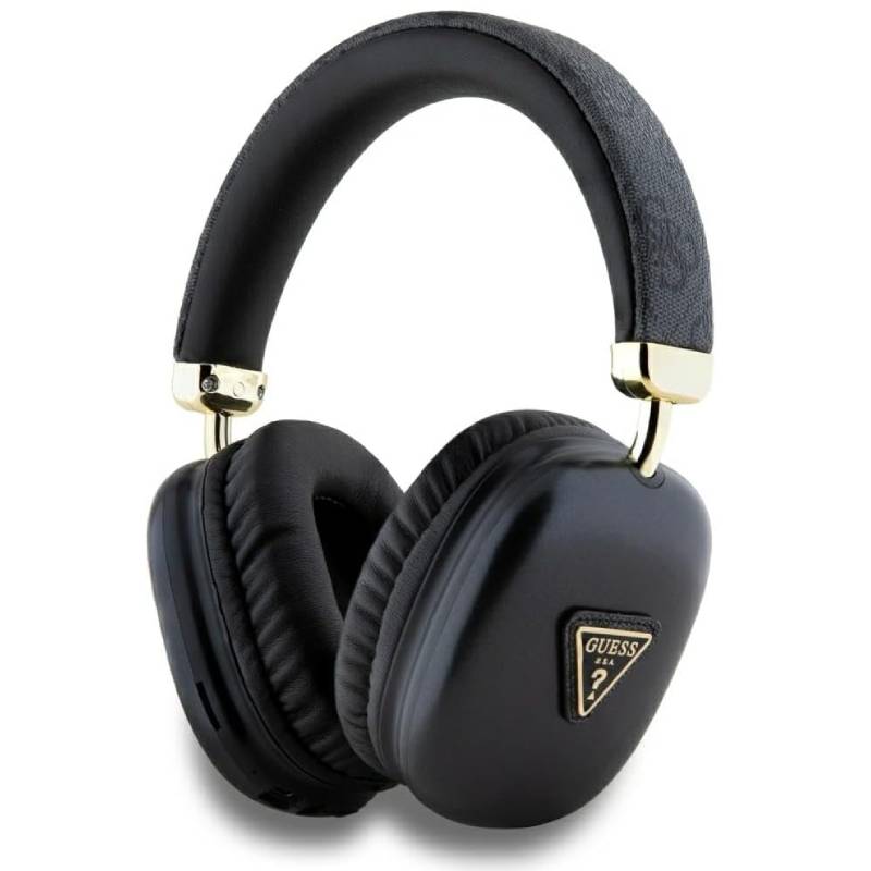 Casque Sans Fil GUESS Bluetooth 4G avec Logo Triangle - Noir