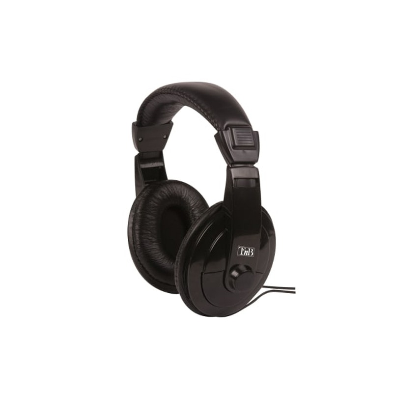 Casque TNB Filaire TV jack 3,5mm 8 Métres - Noir