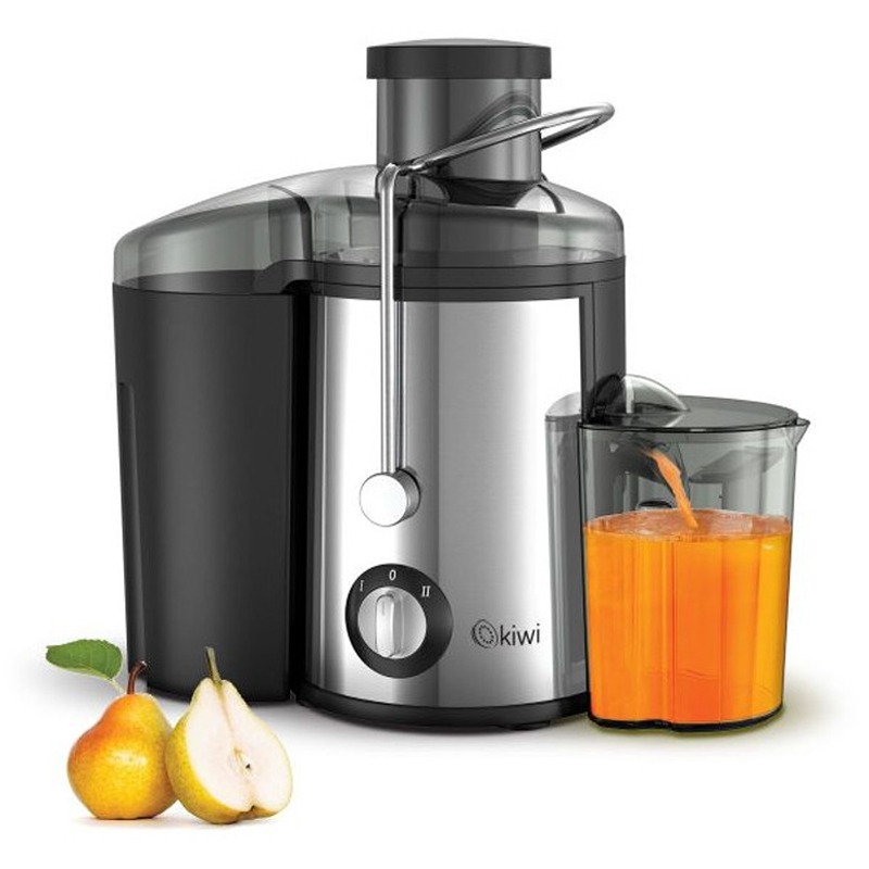 Centrifugeuse de Jus KIWI KCJ-1807 600Watts - Noir&Inox