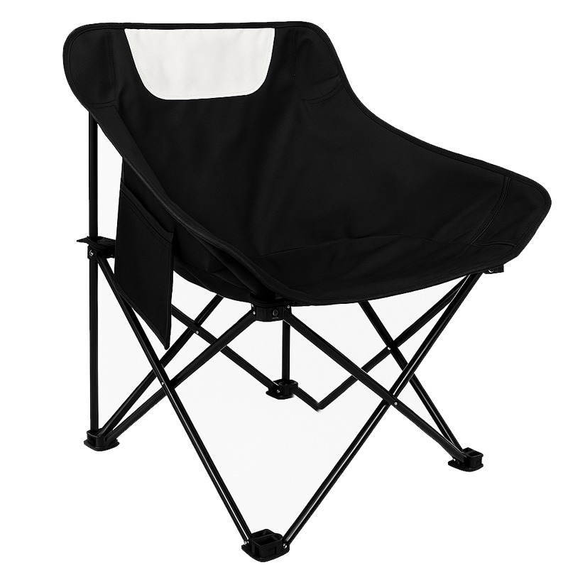 Chaise de Plage Pliante 1616H - Noir