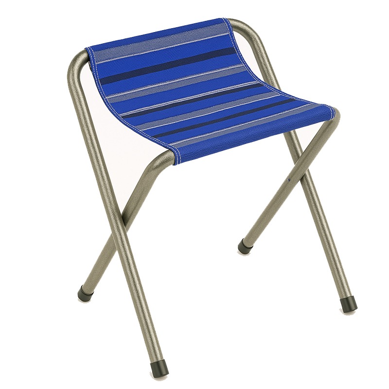 Chaise De Plage Pliante - Bleu&Gris