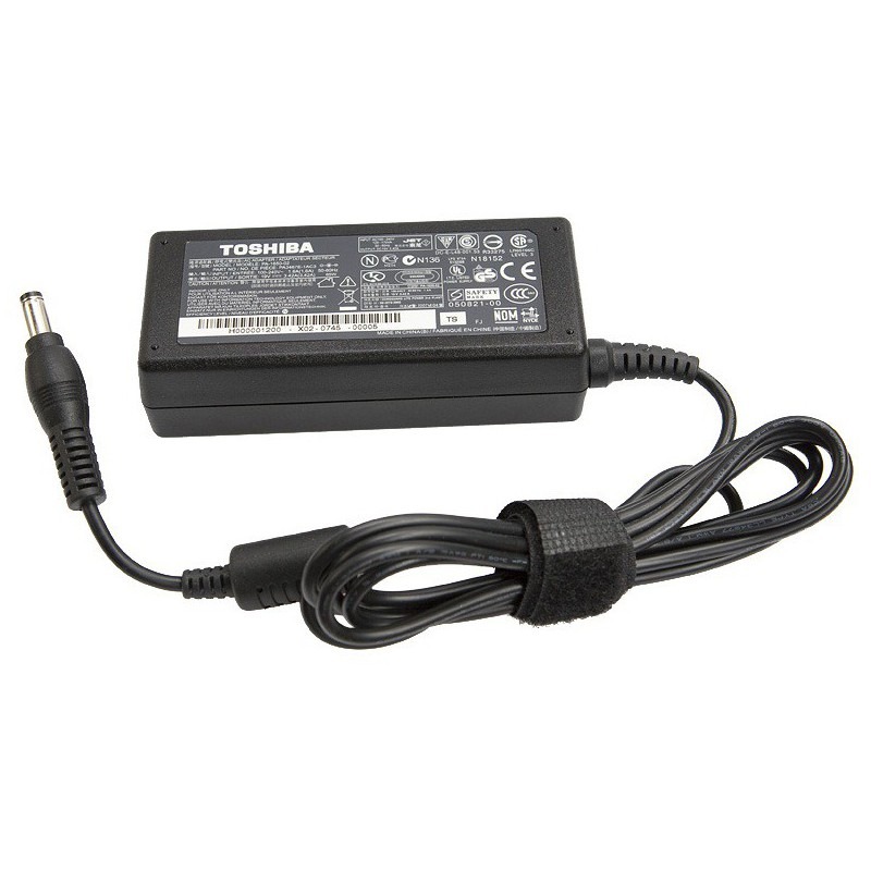 Chargeur Adaptable TOSHIBA Pour PC Portable 19V-3.42A  - Noir