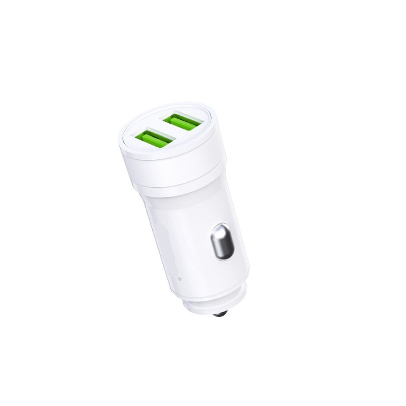 Chargeur Voiture VDENMENV  2PORTS USB  DZ17- Blanc