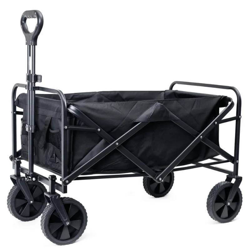 Chariot de Camping Pliable Platinet PCW1057 - Noir