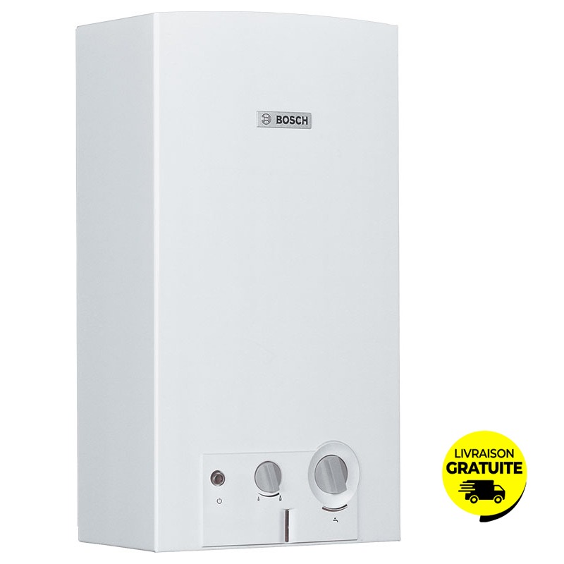 Chauffe Bain BOSCH 11 Litres Gaz Bouteille A Pile - Blanc
