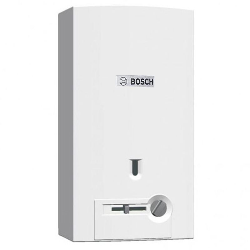 Chauffe Bain BOSCH 18 Litres Gaz Naturel Avec Veilleuse - Blanc