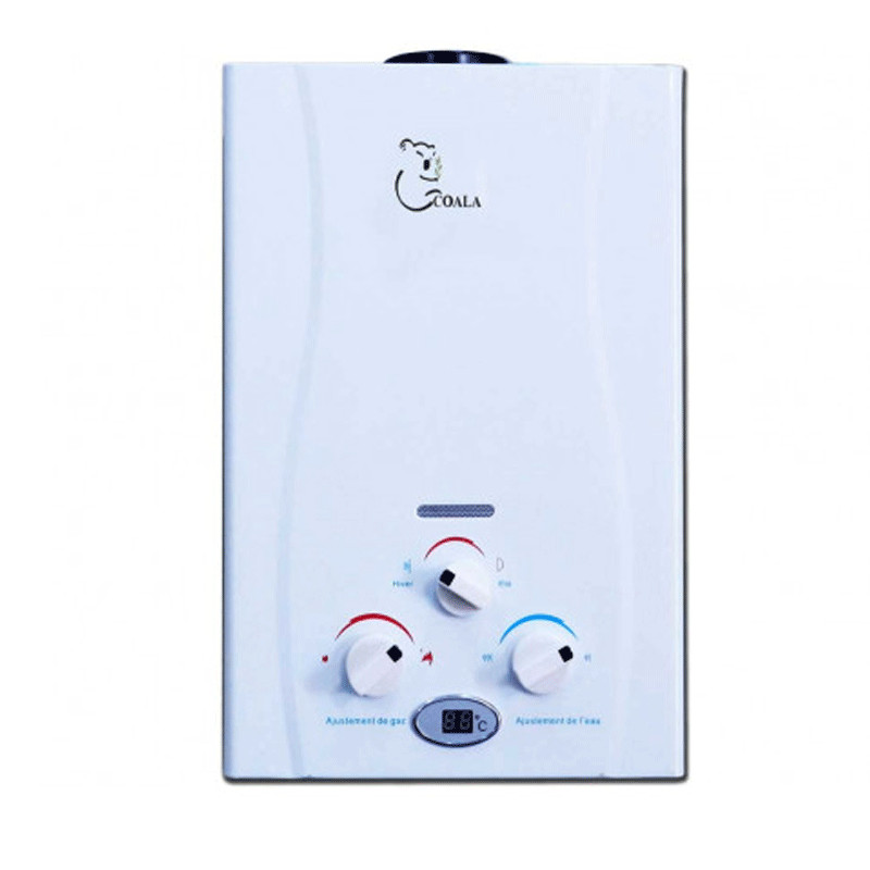 Chauffe Bain COALA 6 Litres Gaz Naturel - Blanc