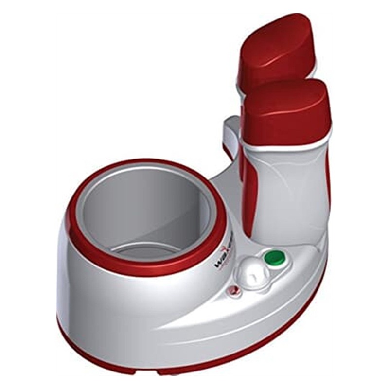 Chauffe-Cire Combiné WAXESS 800ml - Rouge&Blanc