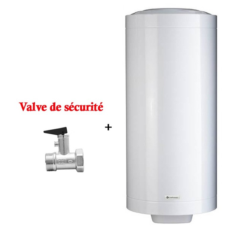 Chauffe Eau Électrique CHAFFOTEAUX 200 Litres + Valve de sécurité