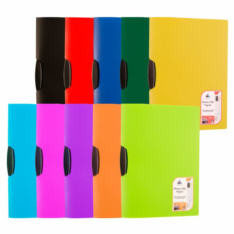 Chemise à clip COSTO A4 Polyclass - assorties