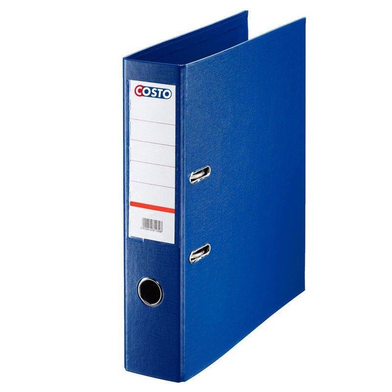 Classeur A Levier Costo PP/PP D75 Bleu Foncé