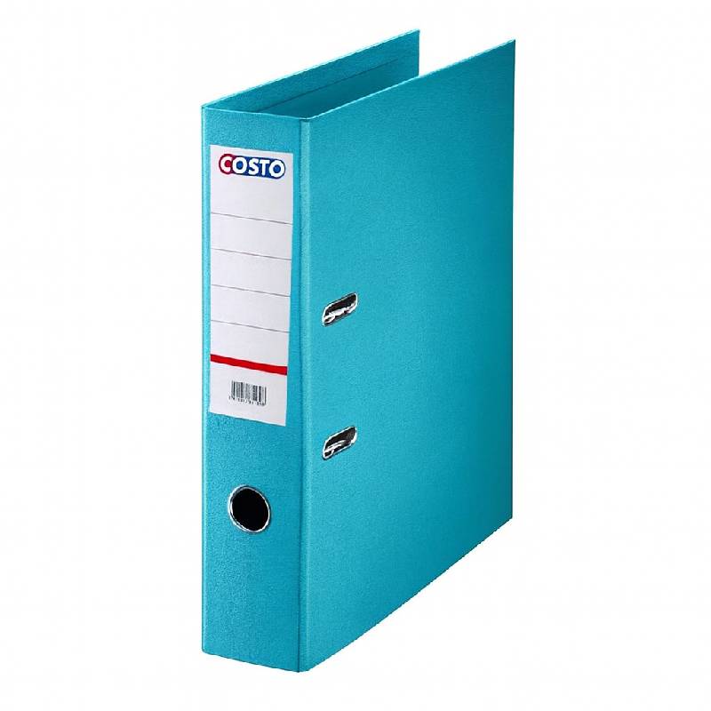 Classeur A Levier Costo PP/PP D75 Cyan