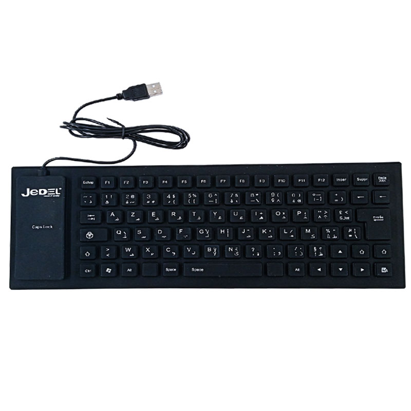 Clavier Filaire  JEDEL K14 Flexible USB - Noir