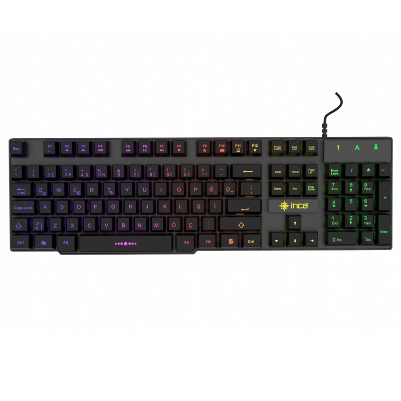 Clavier Gamer Filaire INCA IKG-446 RGB - Noir