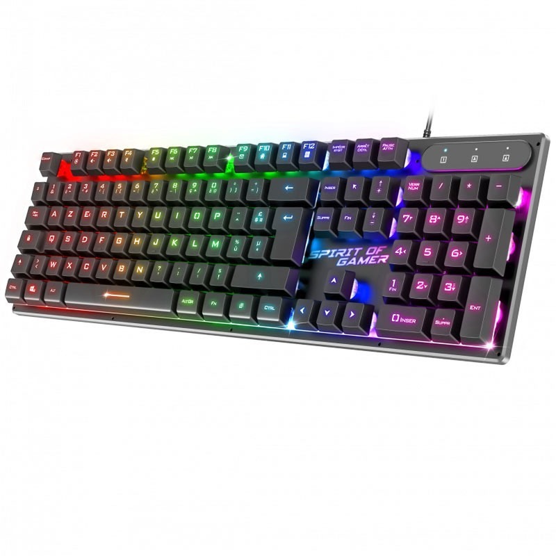 Clavier Gamer Filaire SPIRIT OF GAMER PRO K1 RGB - Noir