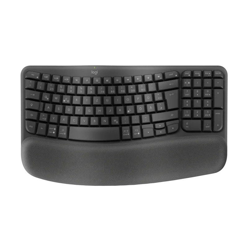 Clavier Sans Fil LOGITECH Ergonomique Wave Keys - Noir