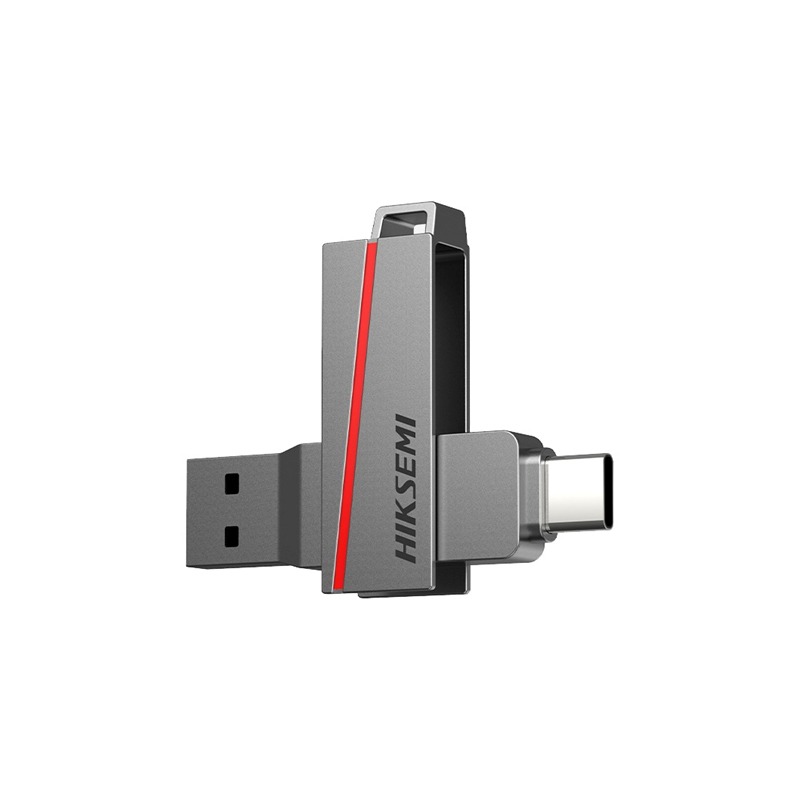 Clé USB HIKSEMI E307C 256Go USB 3.2/ TYPE C – Gris