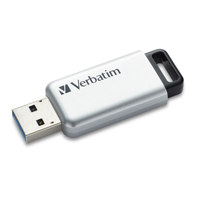 Clé USB VERBATIM Secure Pro 16Go USB 3.2 - Silver et Noir