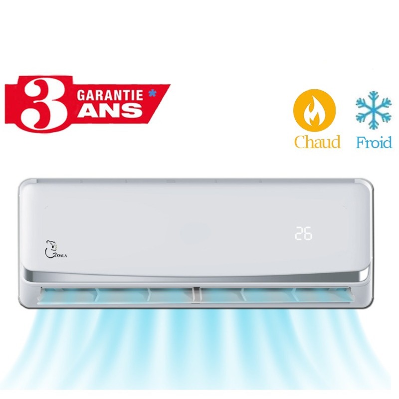 Climatiseur Inverter COALA 12000 BTU Chaud / Froid - Garantie 3 ans