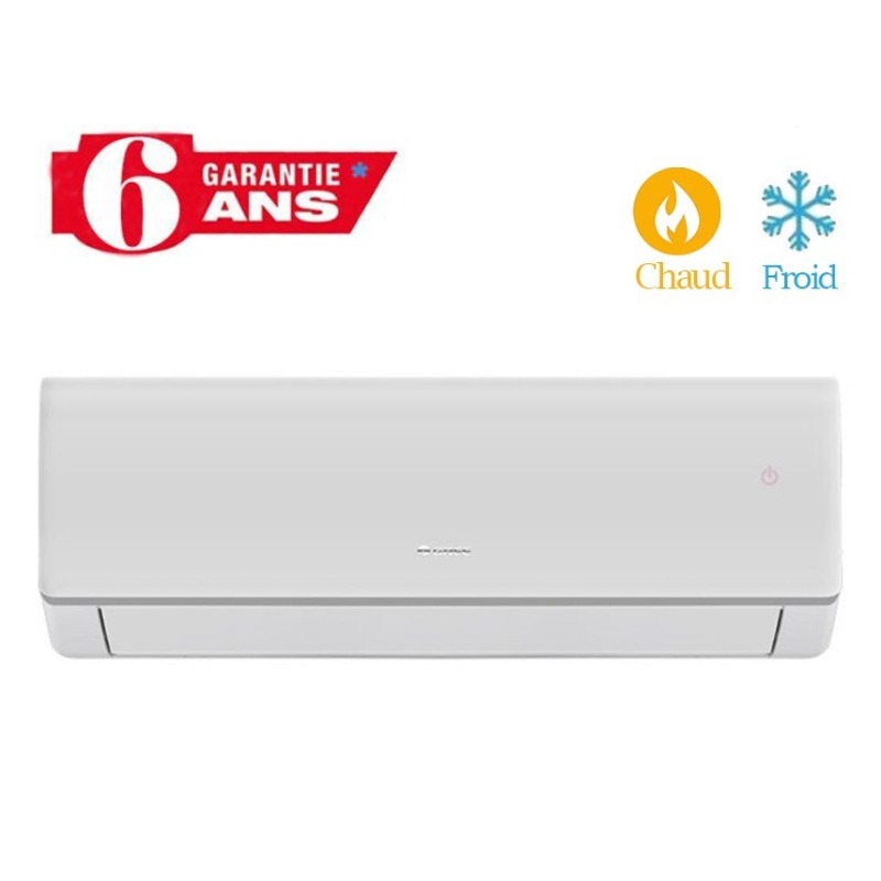 Climatiseur Inverter GREE Tropicalisé 9000 BTU Chaud/Froid Smart - Blanc