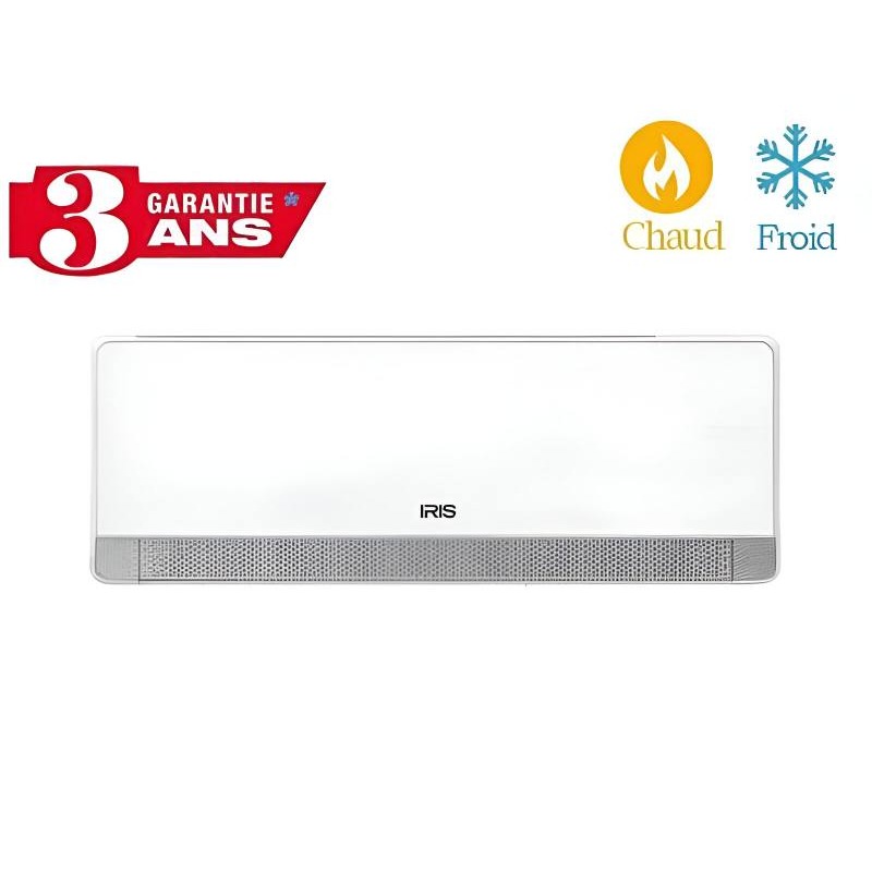 Climatiseur IRIS AZAO+ 12000 BTU Inverter Tropicalisé Chaud & Froid - Garantie 3 ans