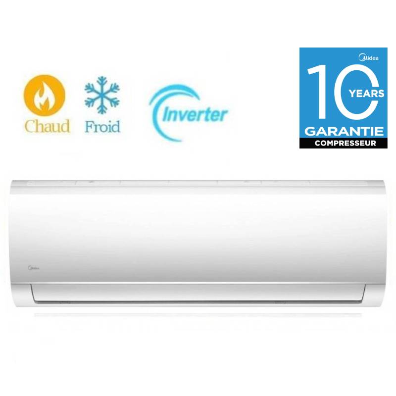 Climatiseur Midea Chaud Froid Inverter 9000 BTU - Garantie 3 ans