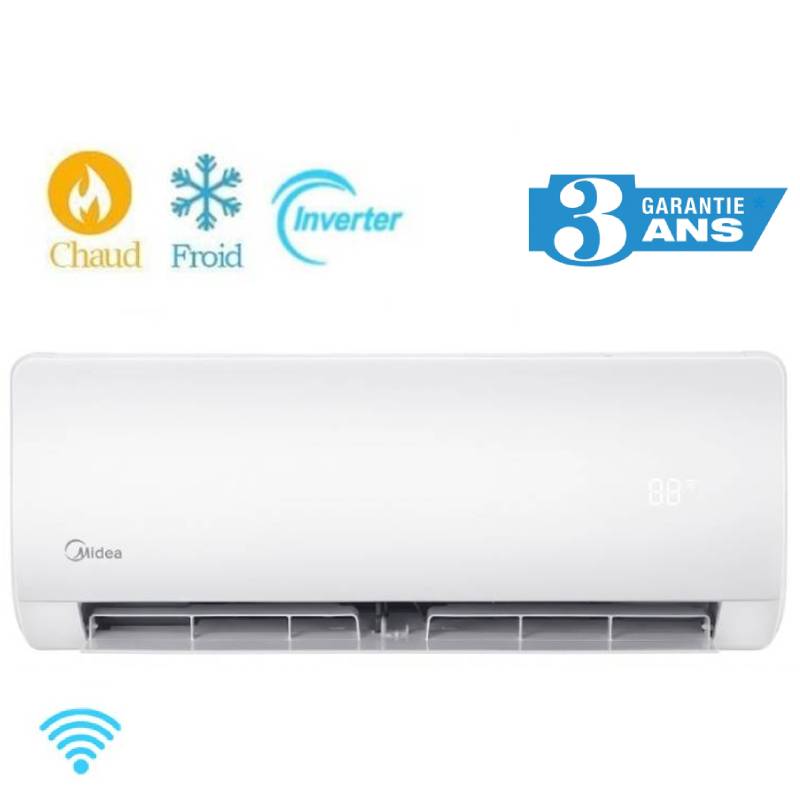 Climatiseur Midea Smart Inverter Chaud & Froid 18000 BTU - Garantie 3 Ans