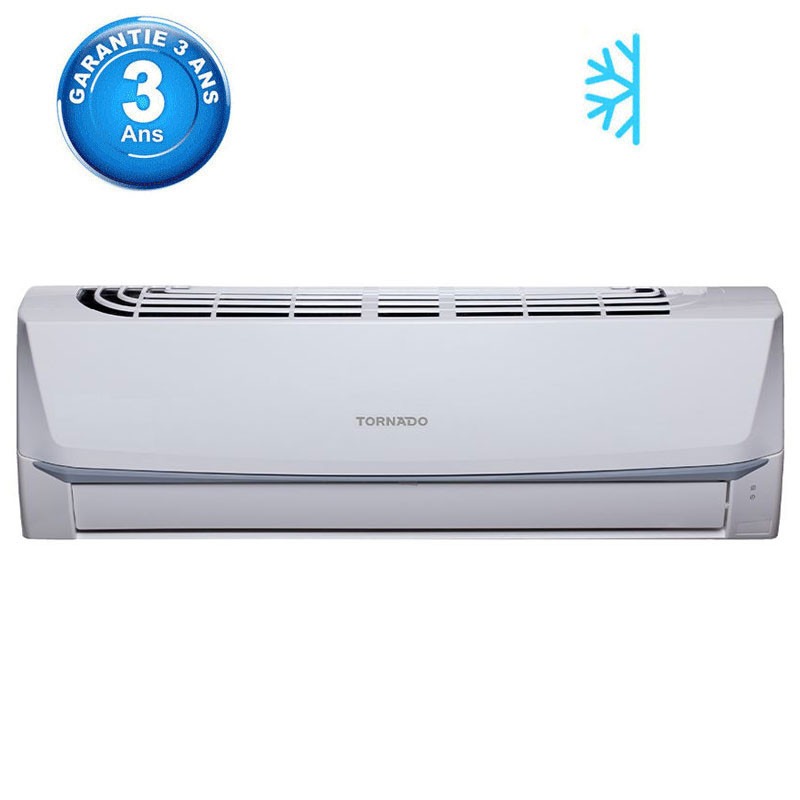 Climatiseur TORNADO Split Froid 18000 BTU - GAR 3 ANS ( 5 ANS COMPRESSEUR)