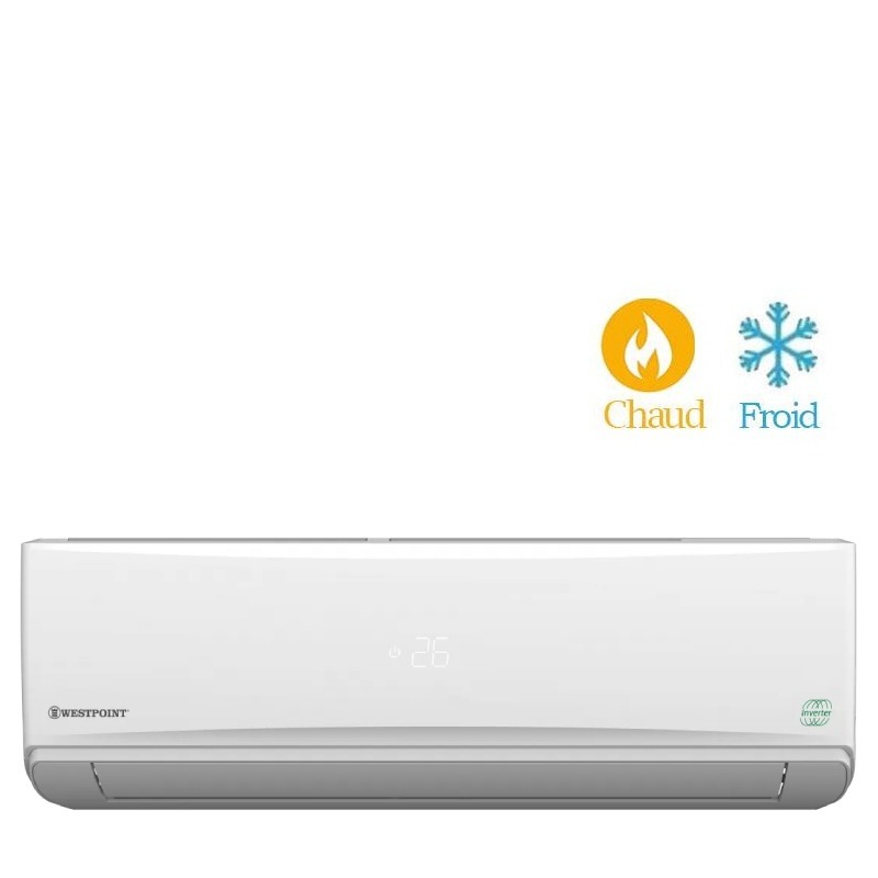 Climatiseur Inverter WESTPOINT 9000 BTU Chaud Froid - Garantie 7ans