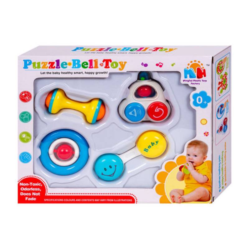 Coffret de 4 Hochets Pour Bébé 216-810