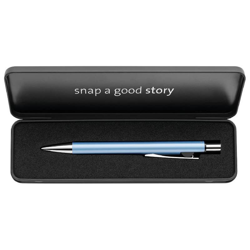 Coffret Stylo à Bille PELIKAN Snap Metallic - Bleu ciel