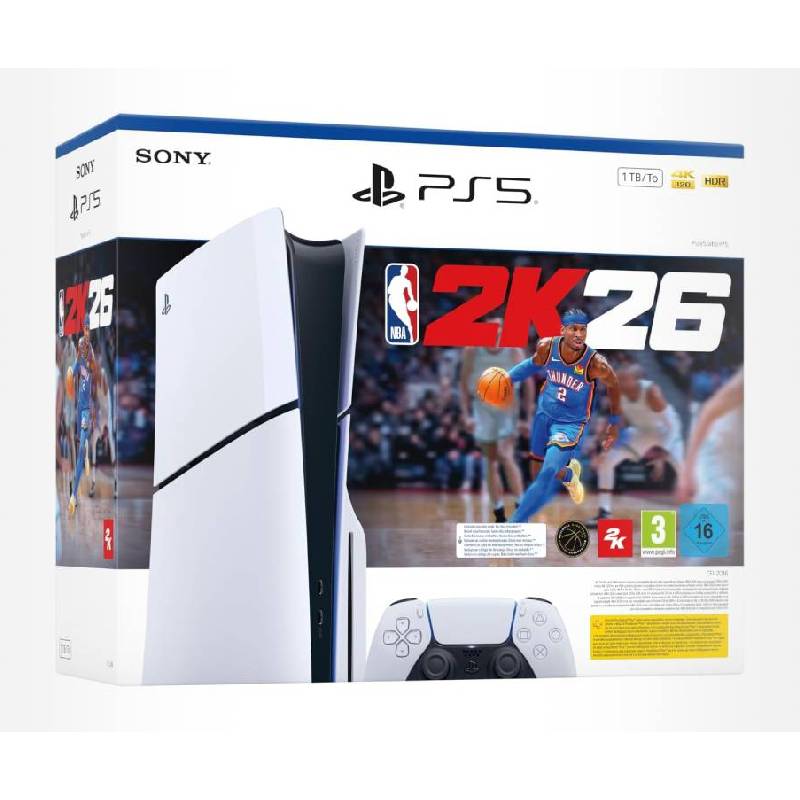 Console De Jeux SONY Playstation 5 Slim - NBA 2K26