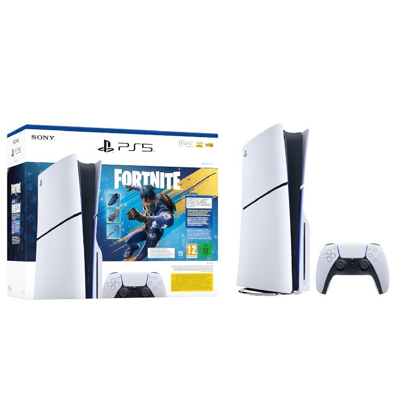 Console De Jeux SONY PS5 Standard + Fortnite Flowering Chaos