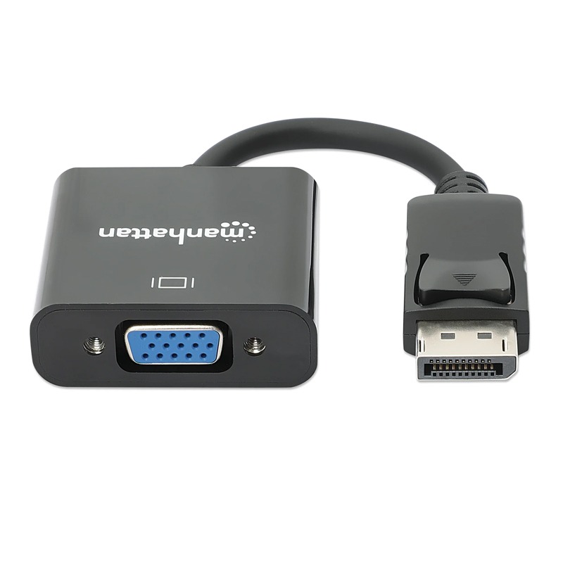 Convertisseur MANHATTAN DisplayPort mâle vers VGA Femelle - Noir