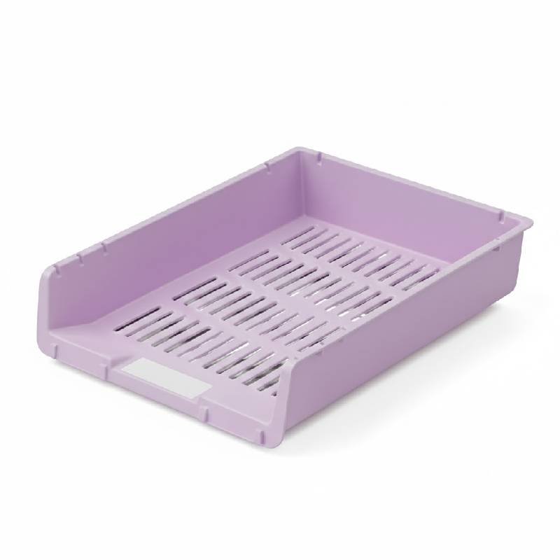 Corbeille à courrier Faibo A4 - Violet Pastel (104367)