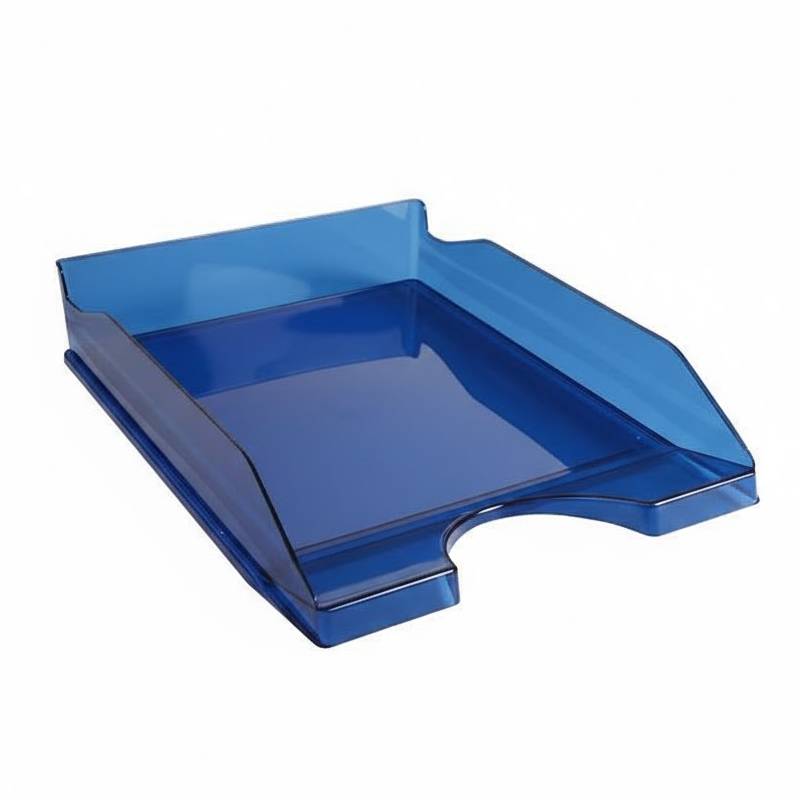 Corbeille à Courrier FAPI Pleine Translucide - Bleu Foncé