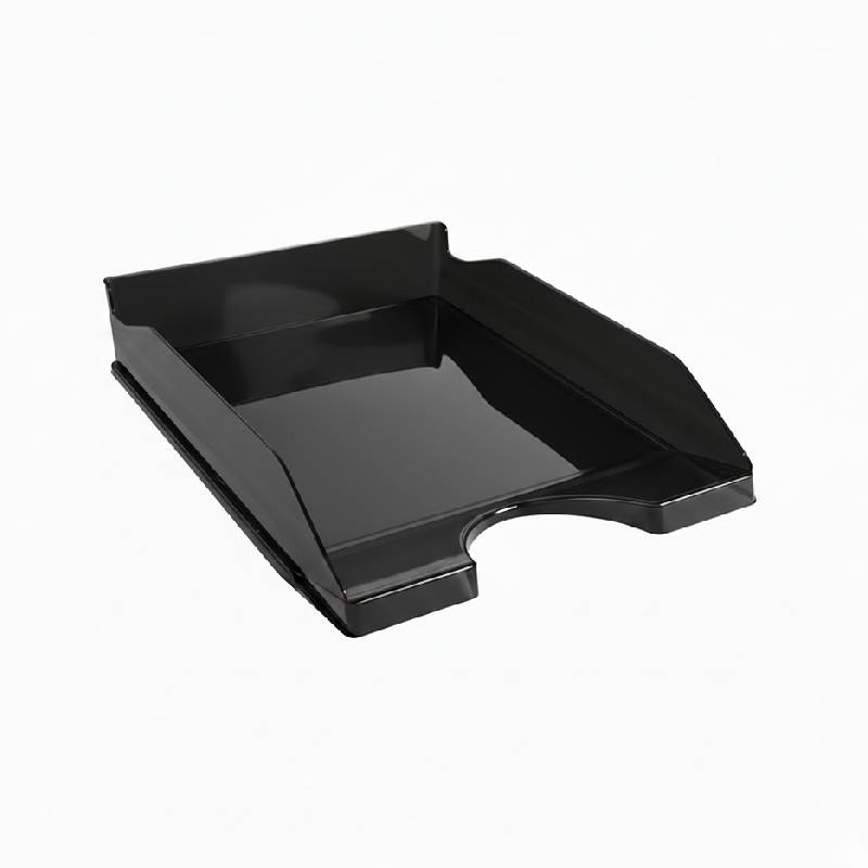 Corbeille à Courrier FAPI Pleine Translucide - Noir