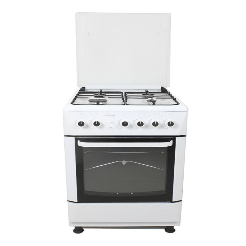 Cuisinière à Gaz PROCOOK TG6640BL 60cm - Blanc