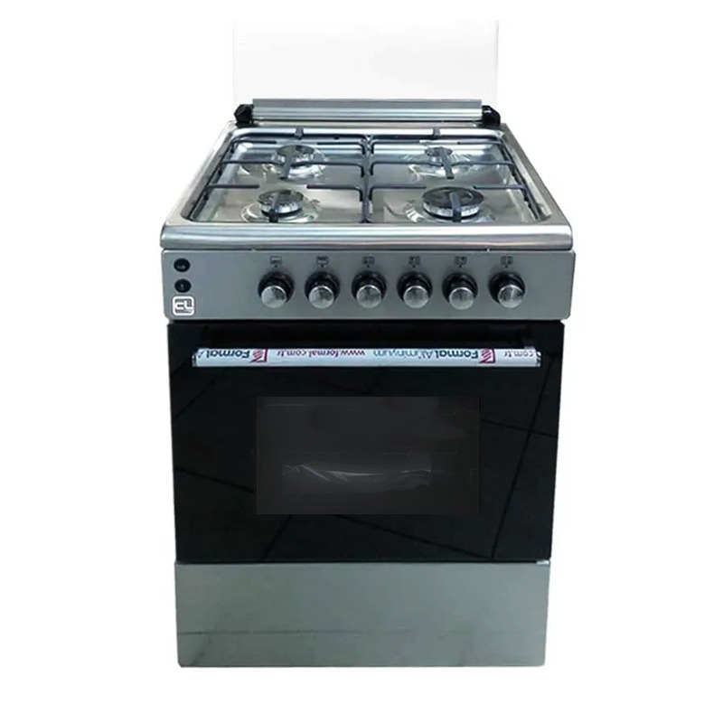 Cuisinière à Gaz CL CL66SVR-TC 4 Feux 60cm - Silver